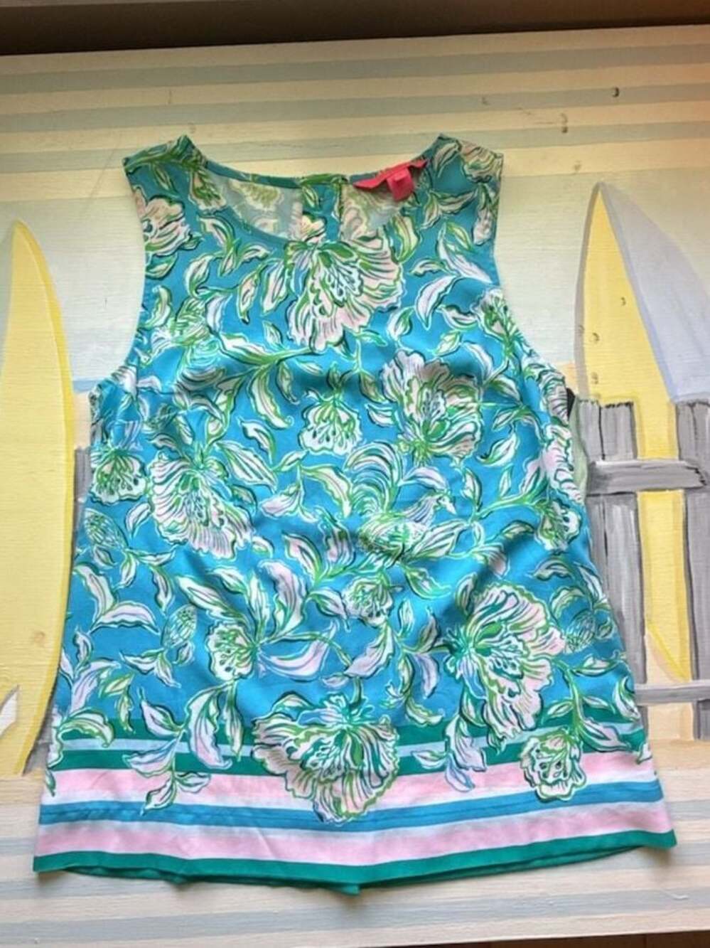 Lilly Pulitzer Iona Sleeveless Floral Print Top